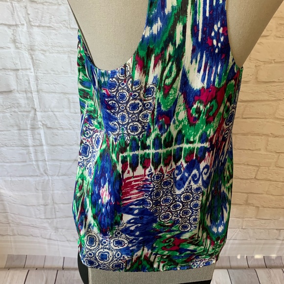 4/$30 🌿 F21 | Blue & Green Multicolour Tank Top - Picture 8 of 9